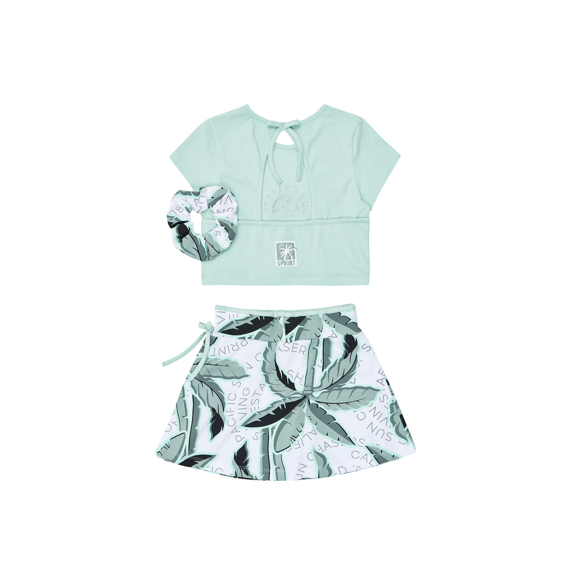Παιδικό σετ με σόρτς SPRINT κορίτσι - 2