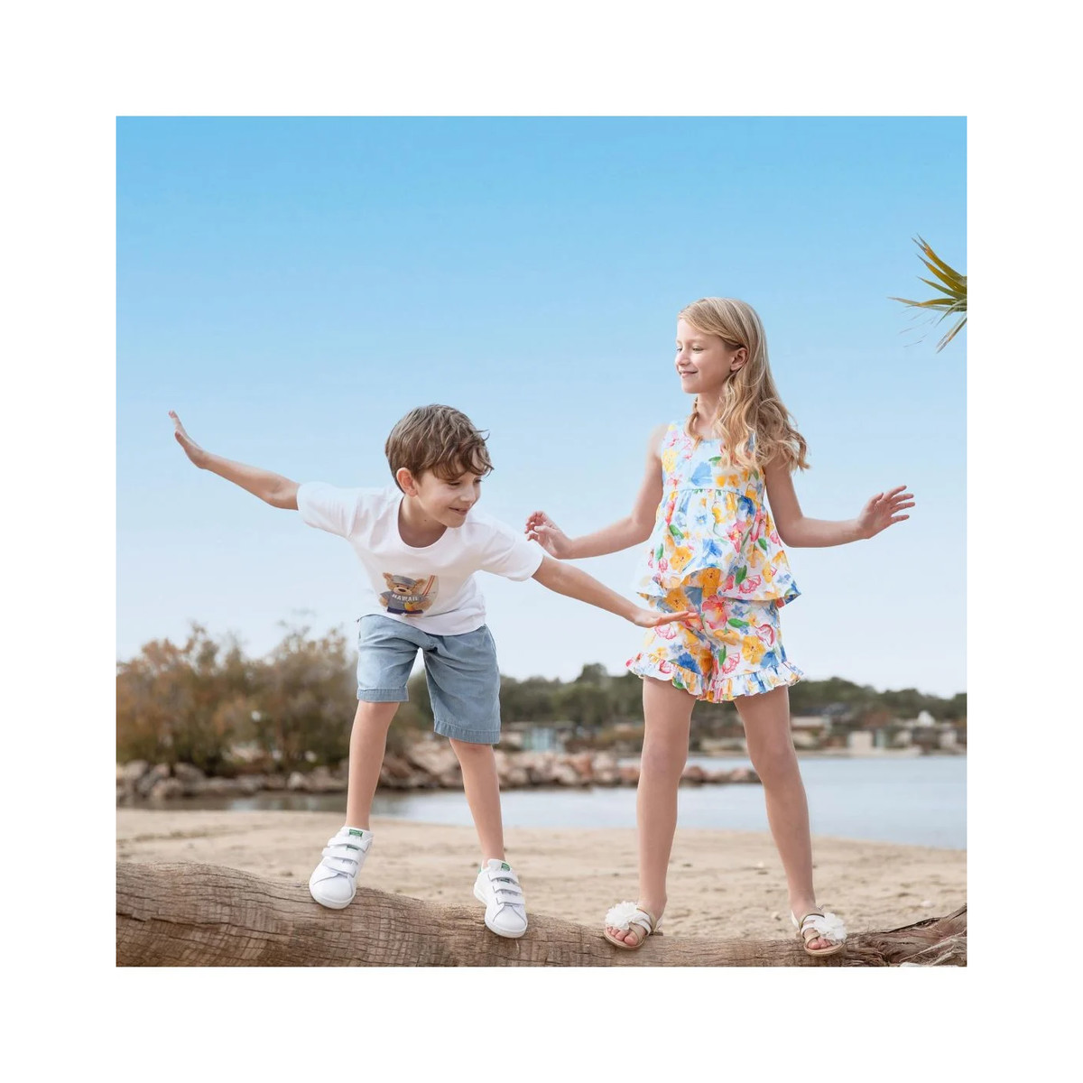 Παιδικό σετ με τζιν βερμούδα LAPIN αγόρι - 5