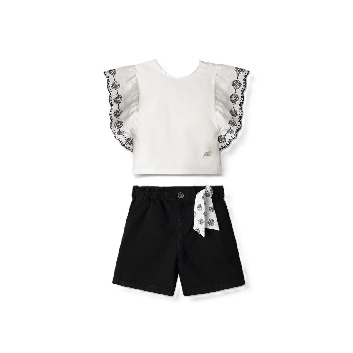 Σετ με σόρτς ΕΒΙΤΑ - ΛΕΥΚΟ