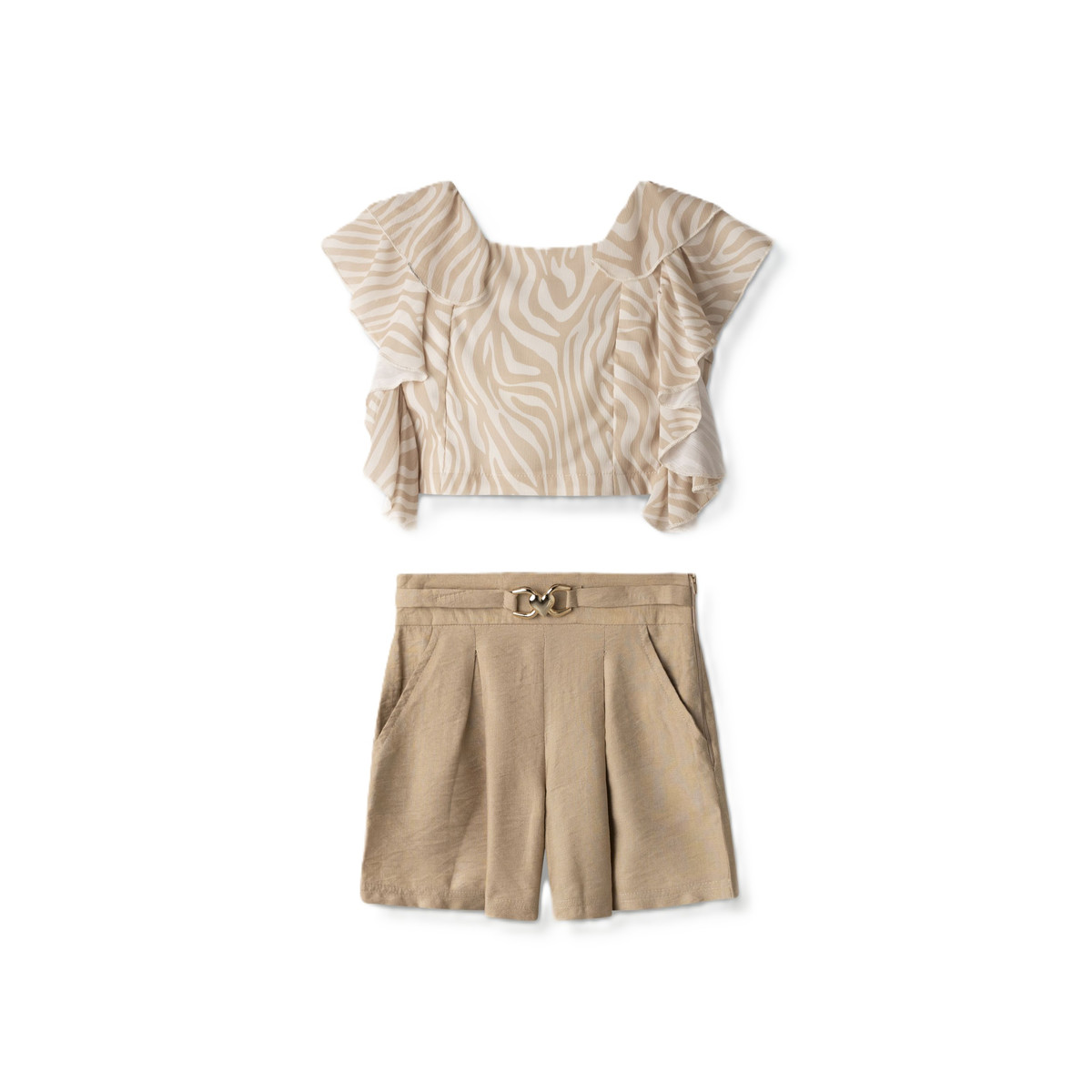 Παιδικό σετ με σόρτς ΕΒΙΤΑ κορίτσι - ΜΠΕΖ