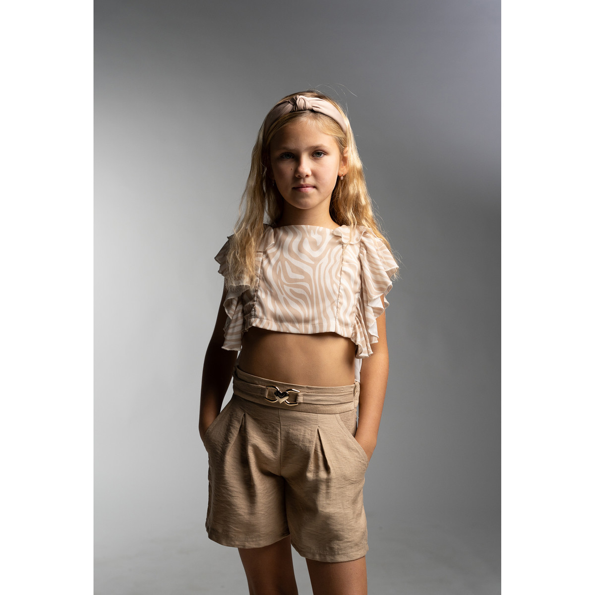 Παιδικό σετ με σόρτς ΕΒΙΤΑ κορίτσι - 4