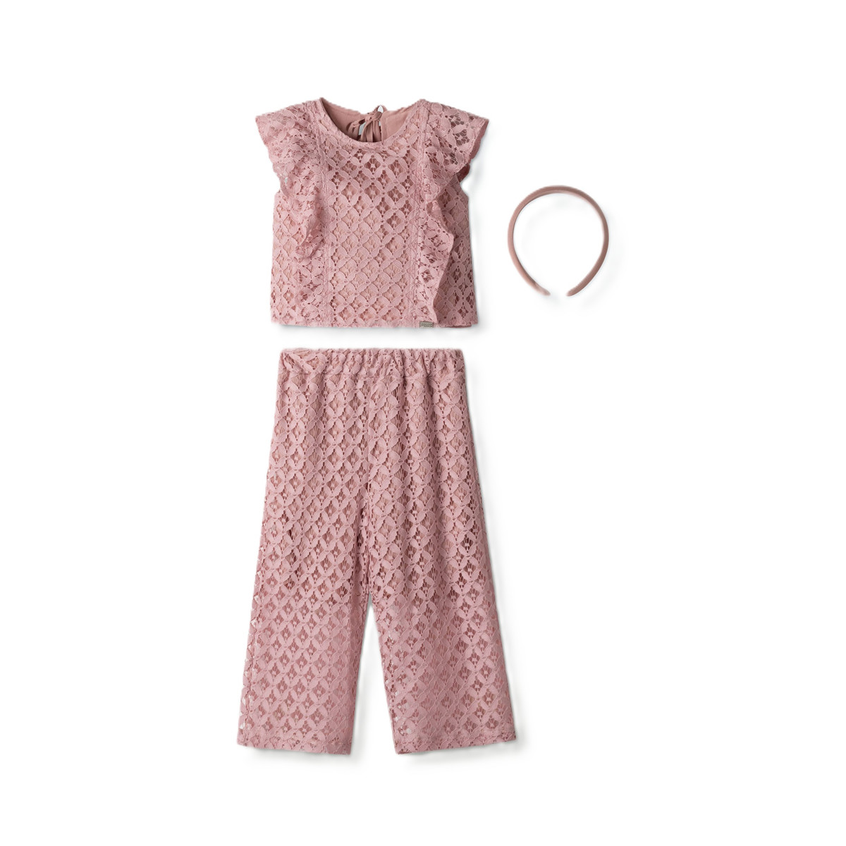 Σετ με παντελόνα ΕΒΙΤΑ - ΡΟΖ