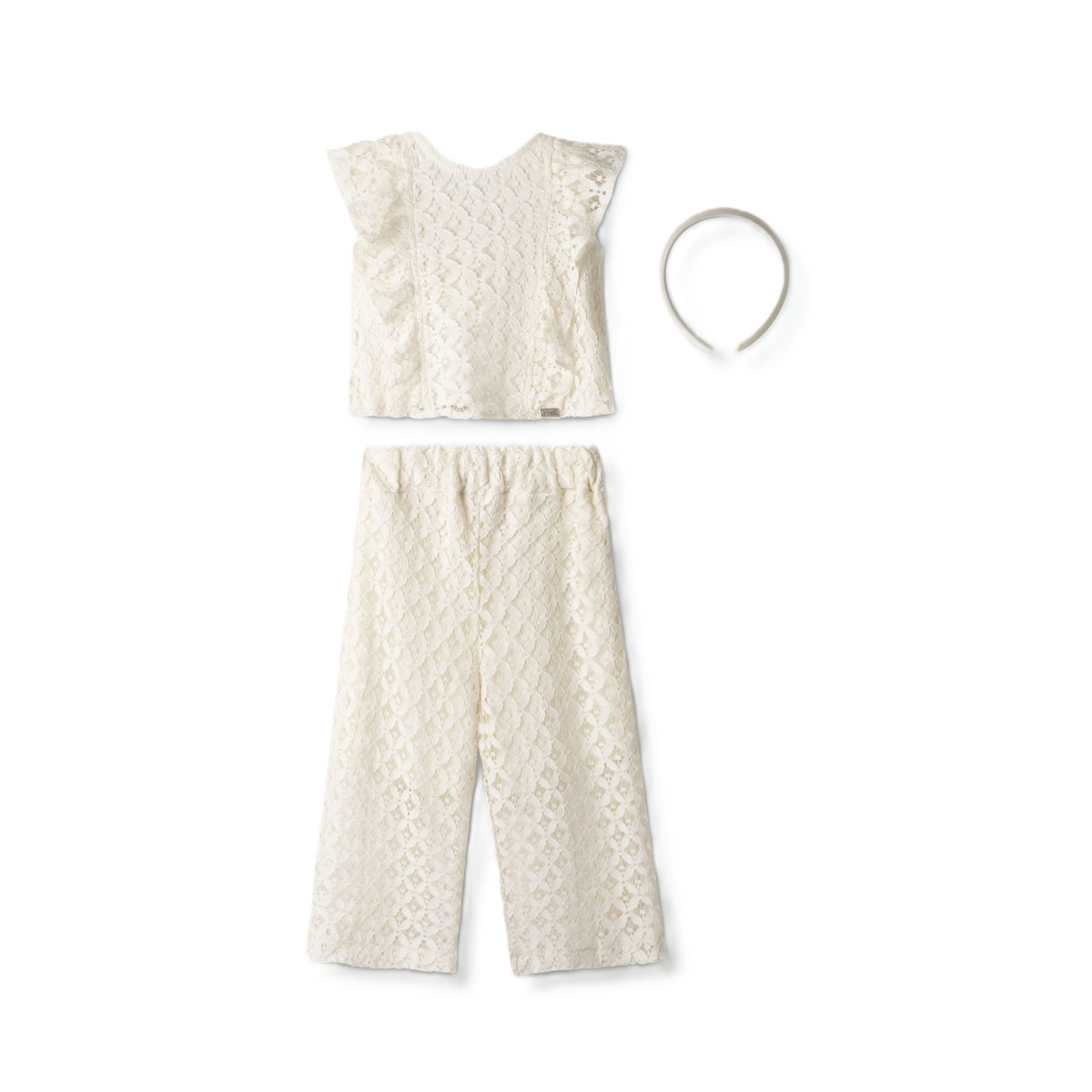 Σετ με παντελόνα ΕΒΙΤΑ - ΕΚΡΟΥ