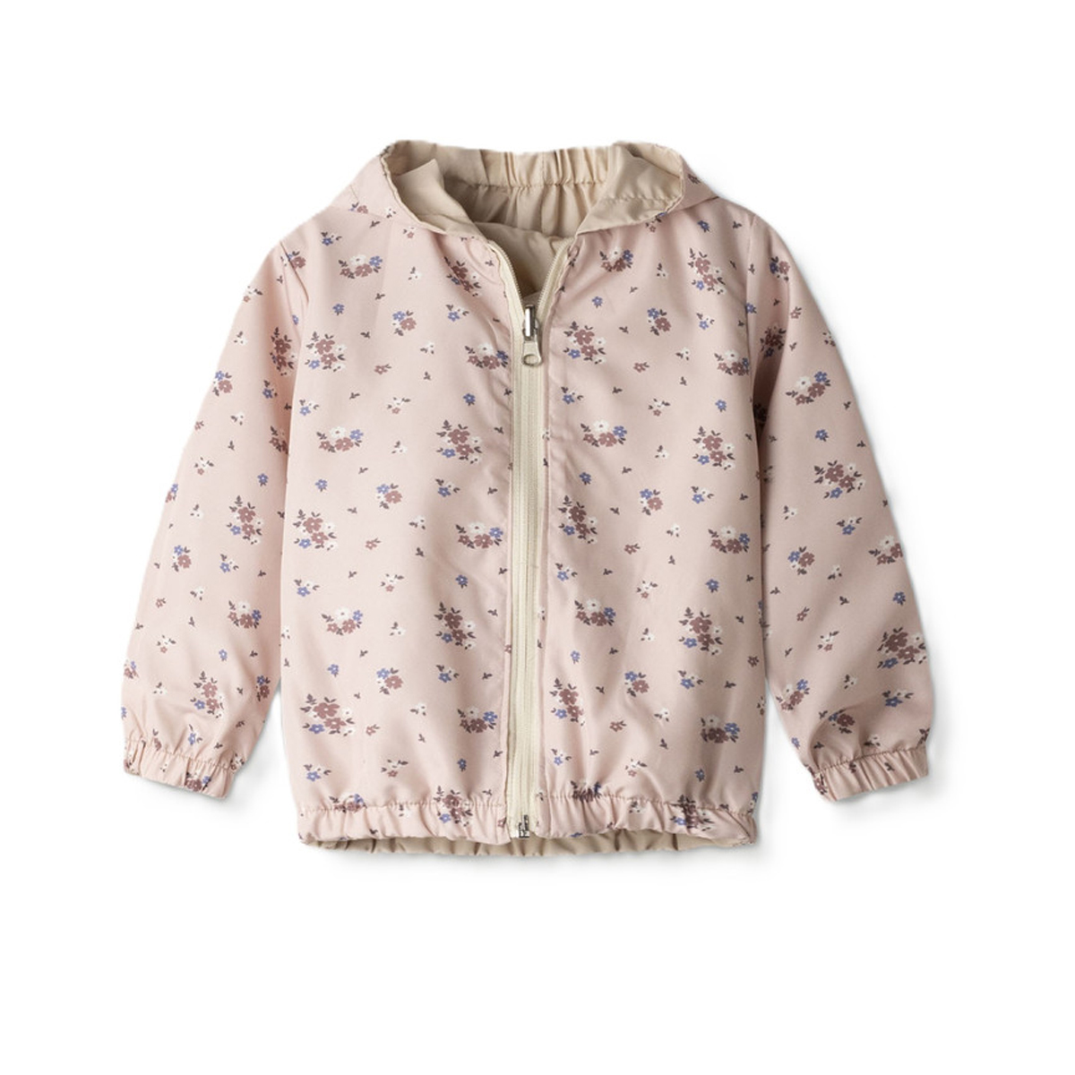 Παιδικό αντιανεμικό μπουφάν διπλής όψης ΕΒΙΤΑ κορίτσι - 2