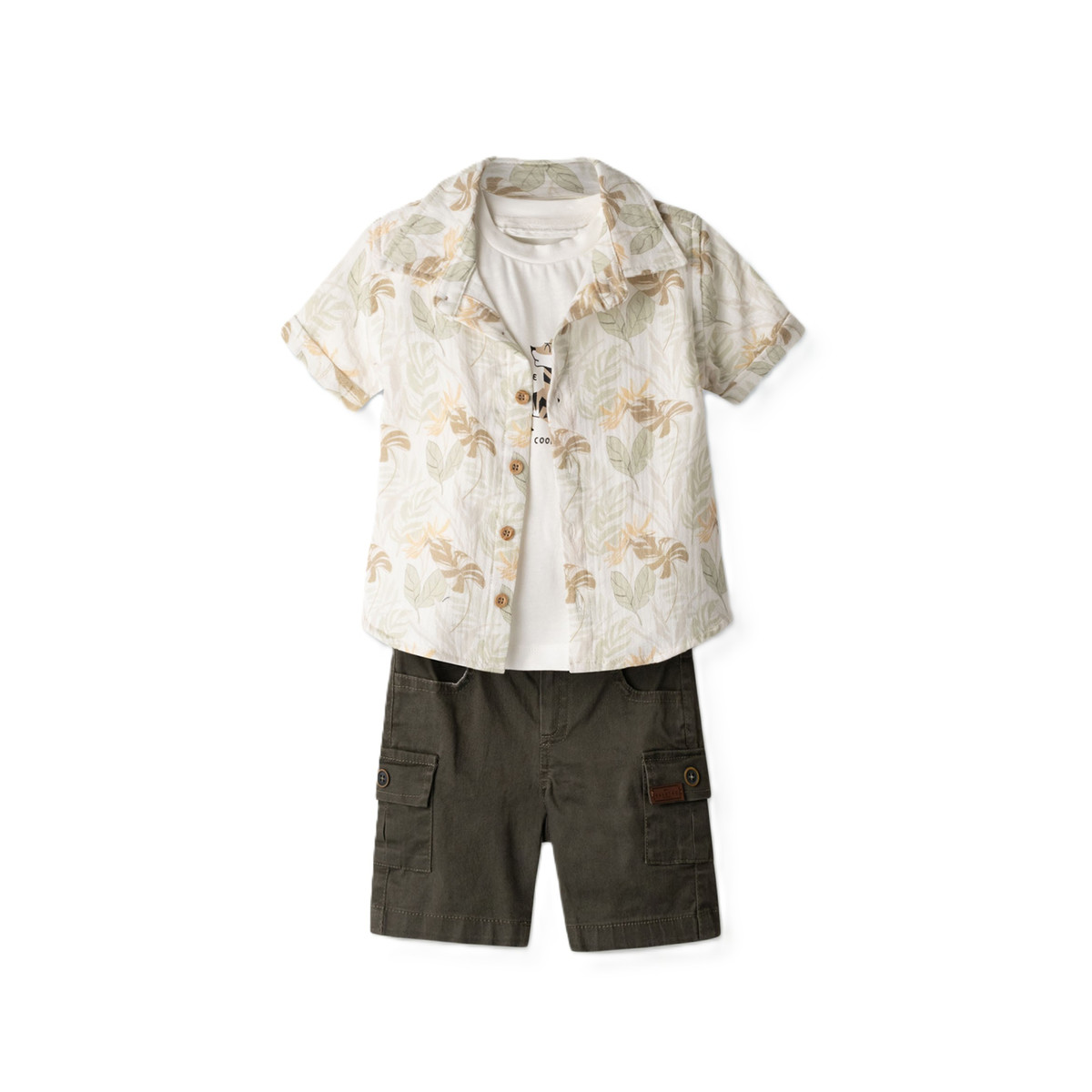 Σετ 3 τμχ με βερμούδα - ΧΑΚΙ