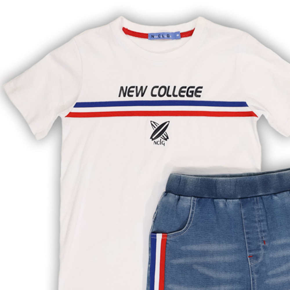 Σετ με βερμούδα NEW COLLEGE - 2