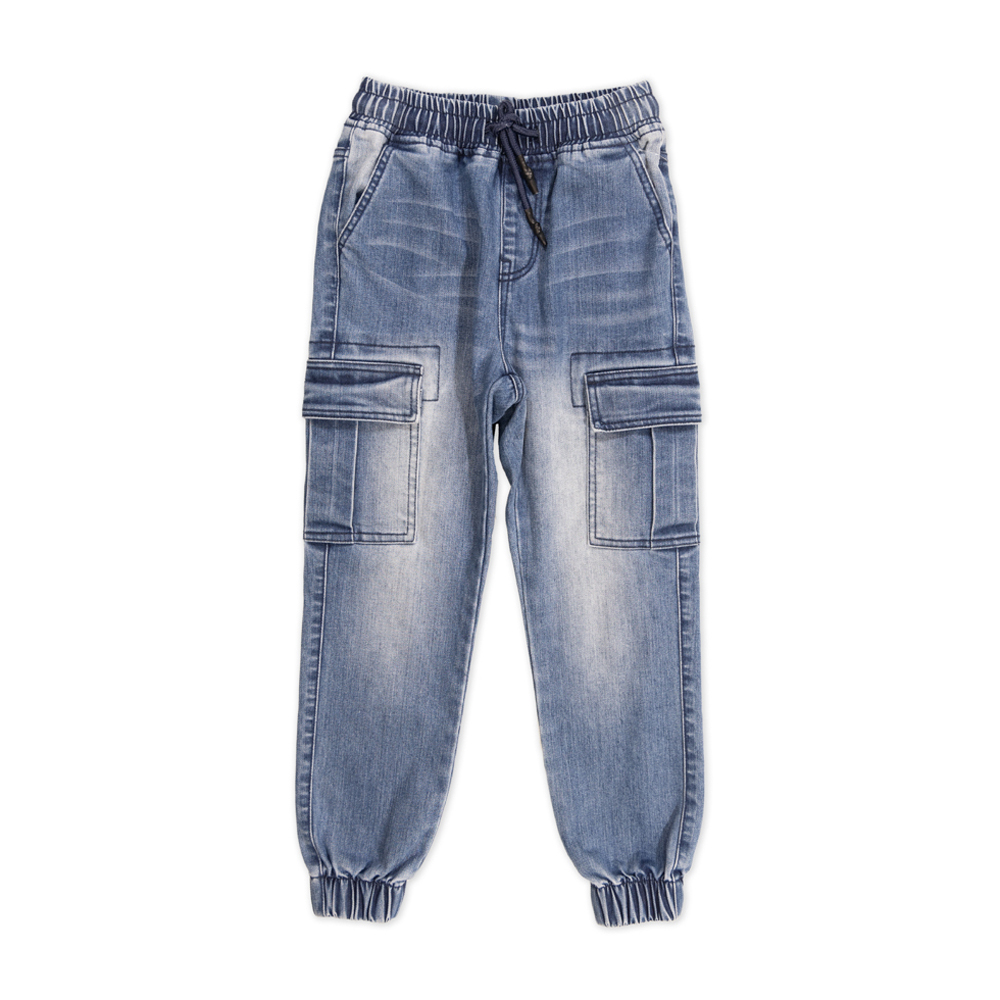 Τζιν παντελόνι NEW COLLEGE αγόρι - ΜΠΛΕ