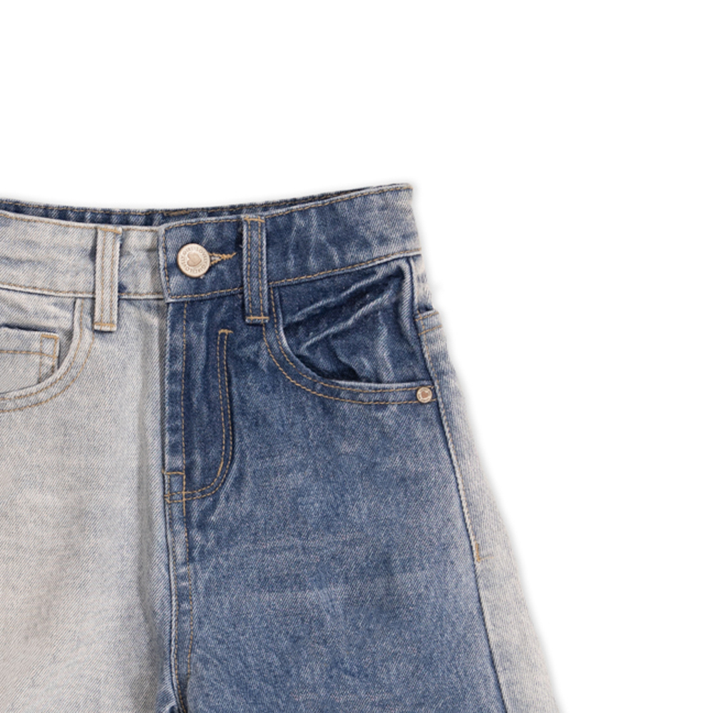 Τζιν σόρτς NEW COLLEGE κορίτσι - 2