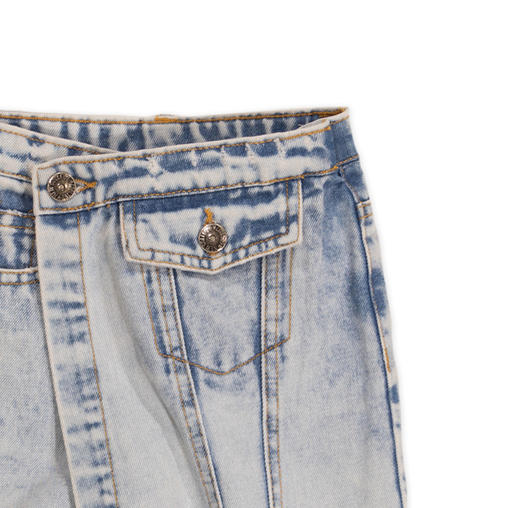 Τζιν σόρτς NEW COLLEGE κορίτσι - 2