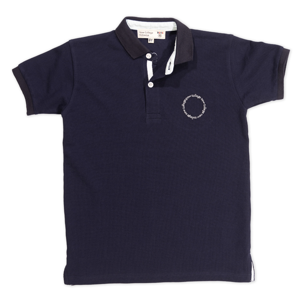 Μπλούζα NEW COLLEGE αγόρι - ΜΠΛΕ