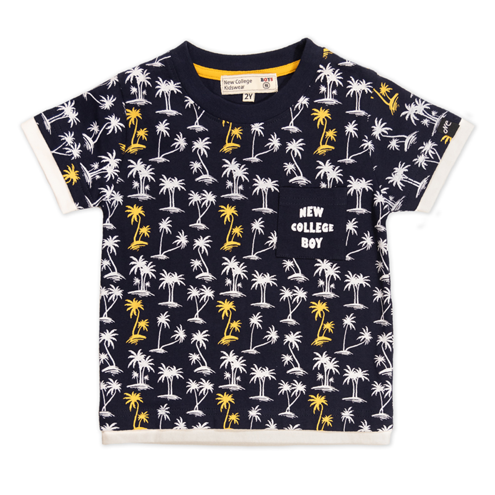 Μπλούζα NEW COLLEGE αγόρι - NAVY