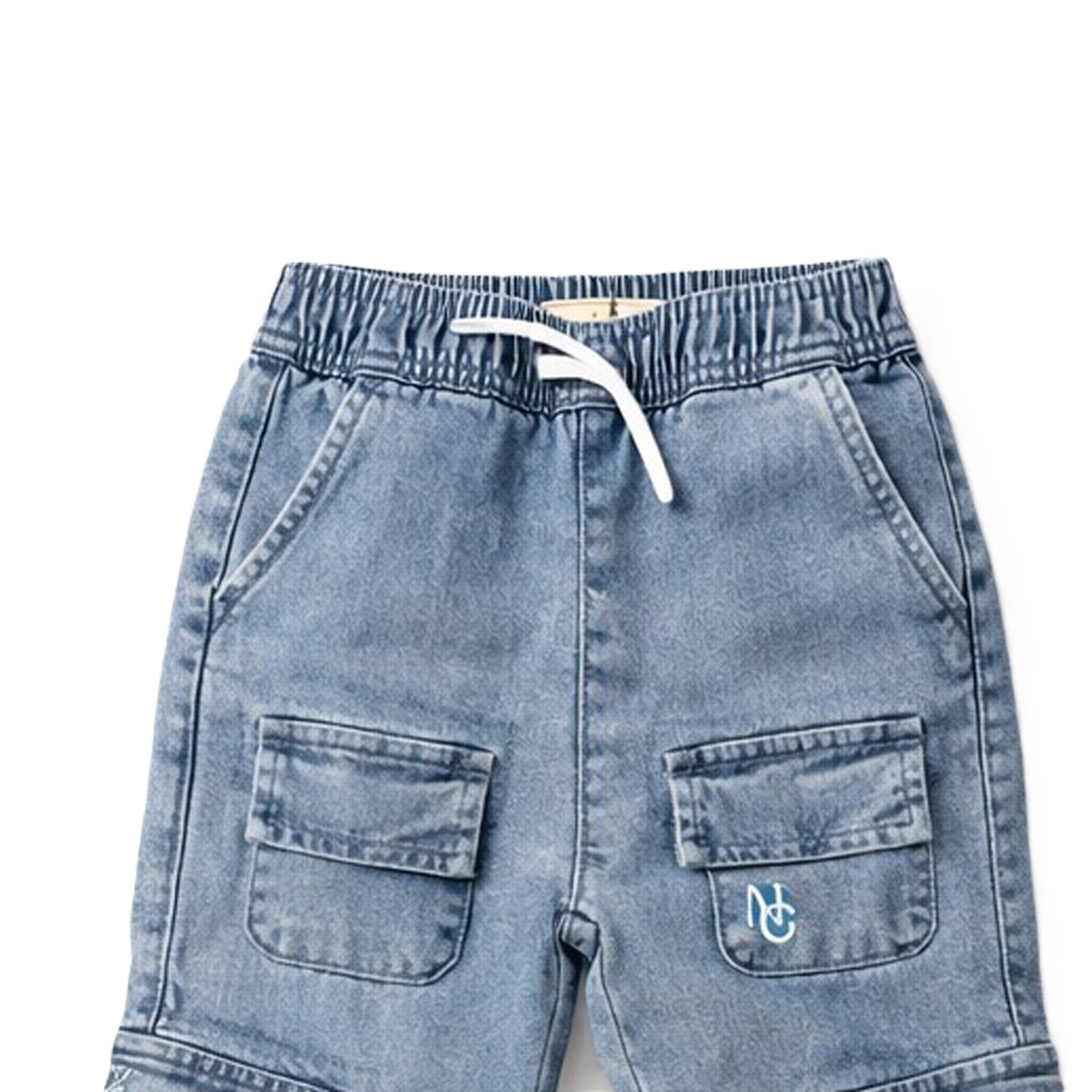 Τζιν jogger παντελόνι NEW COLLEGE - 3