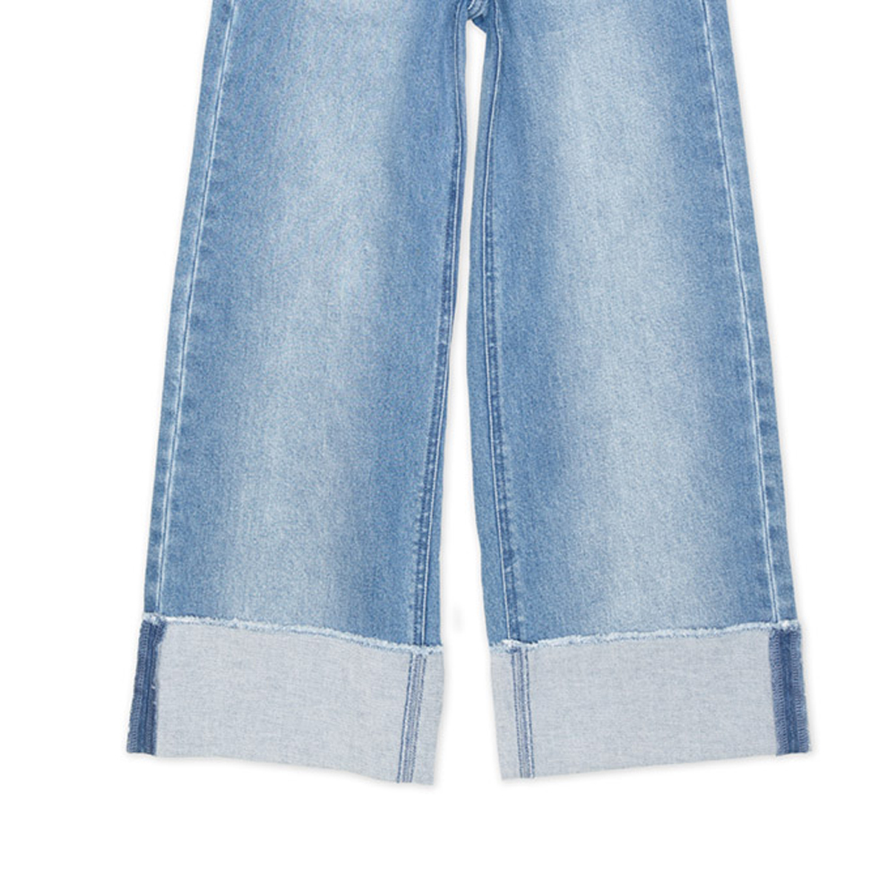 Παιδικό τζιν καπρι παντελόνι NEW COLLEGE κορίτσι - 3