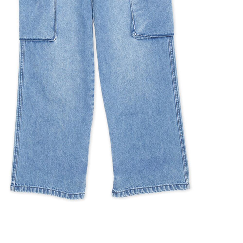 Παιδικό τζιν παντελόνι NEW COLLEGE κορίτσι - 3