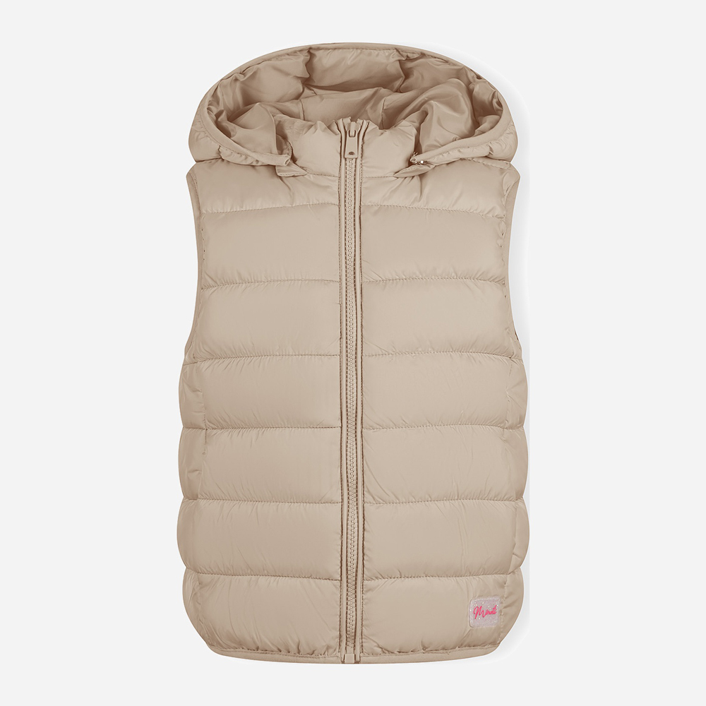 Παιδικό αμάνικο μπουφάν MINOTI κορίτσι - ΜΠΕΖ