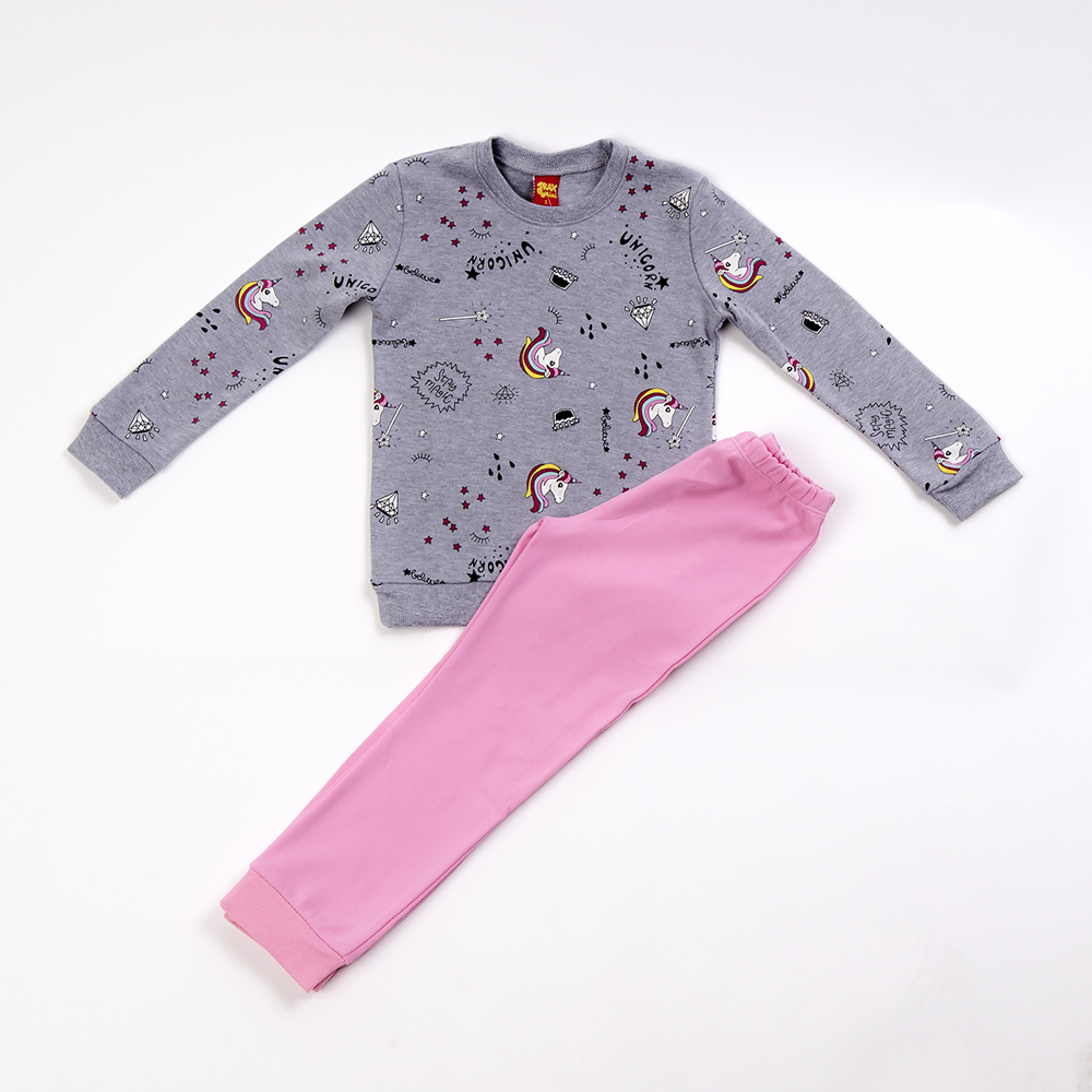 Σετ πιτζάμες TRAX - ΓΚΡΙ