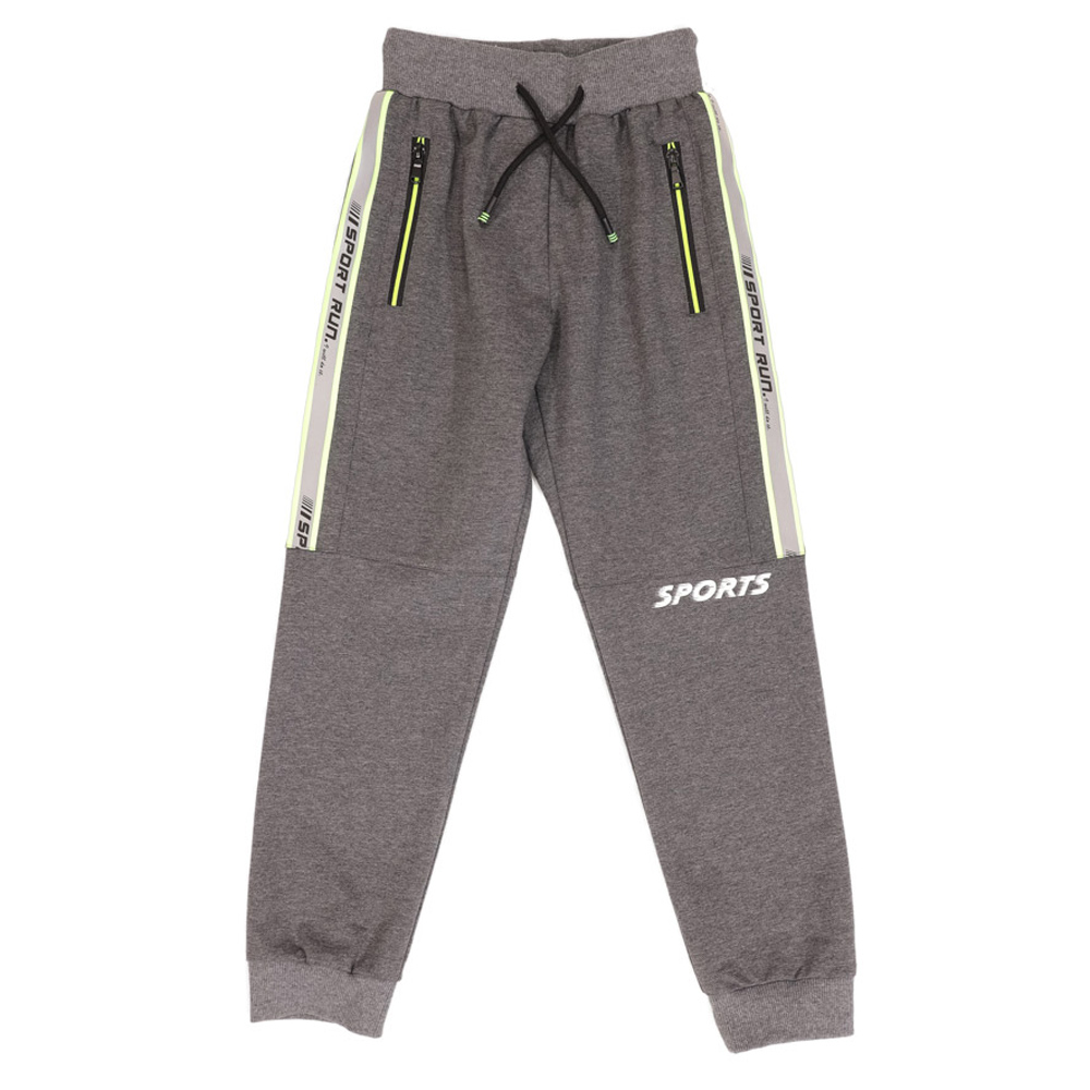 Παντελόνι φόρμας NEW COLLEGE - ΓΚΡΙ