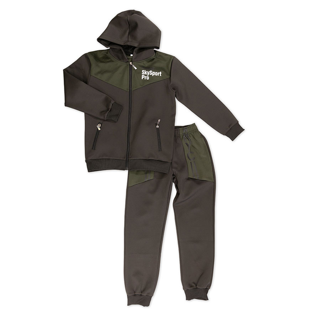 Σετ γυαλιστερή φόρμα NEW COLLEGE - ΛΑΔΙ