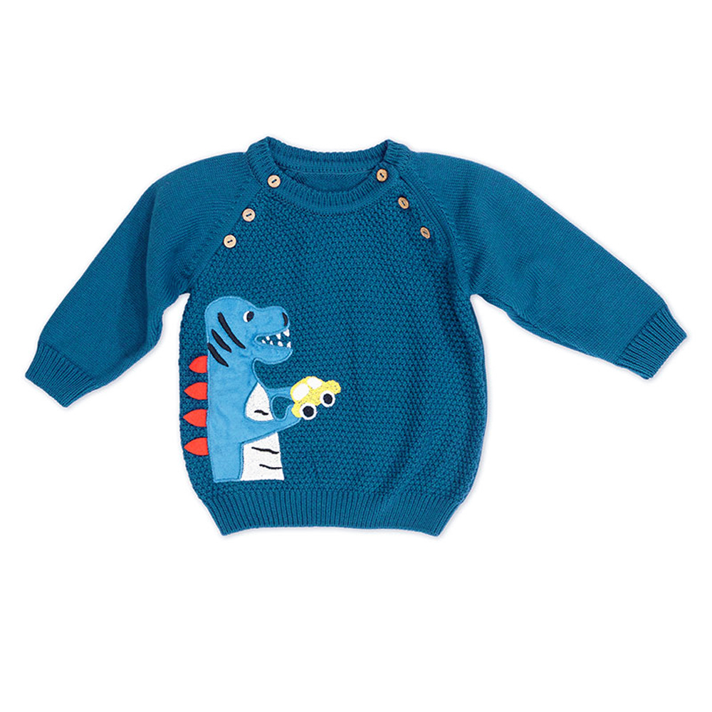 Πλεκτή μπλούζα NEW COLLEGE - ΜΠΛΕ