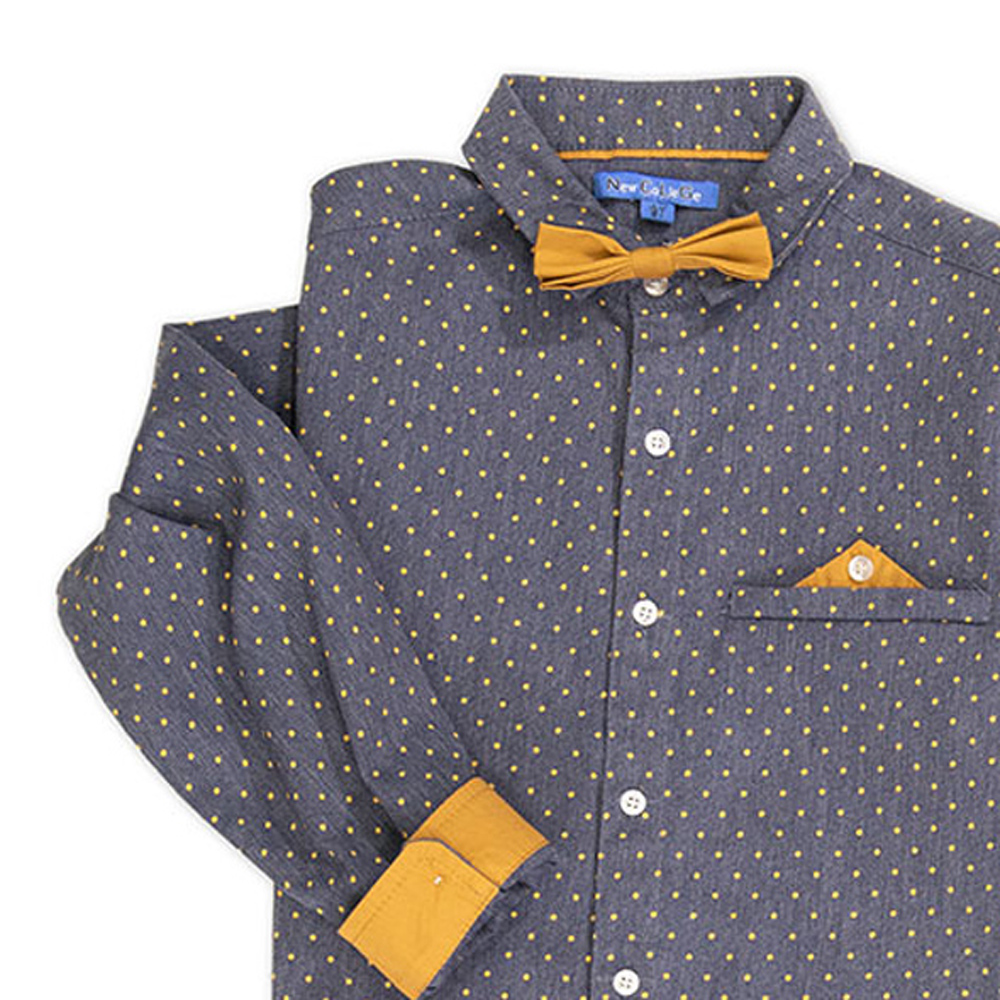 Παιδικό πουκάμισο NEW COLLEGE - 2