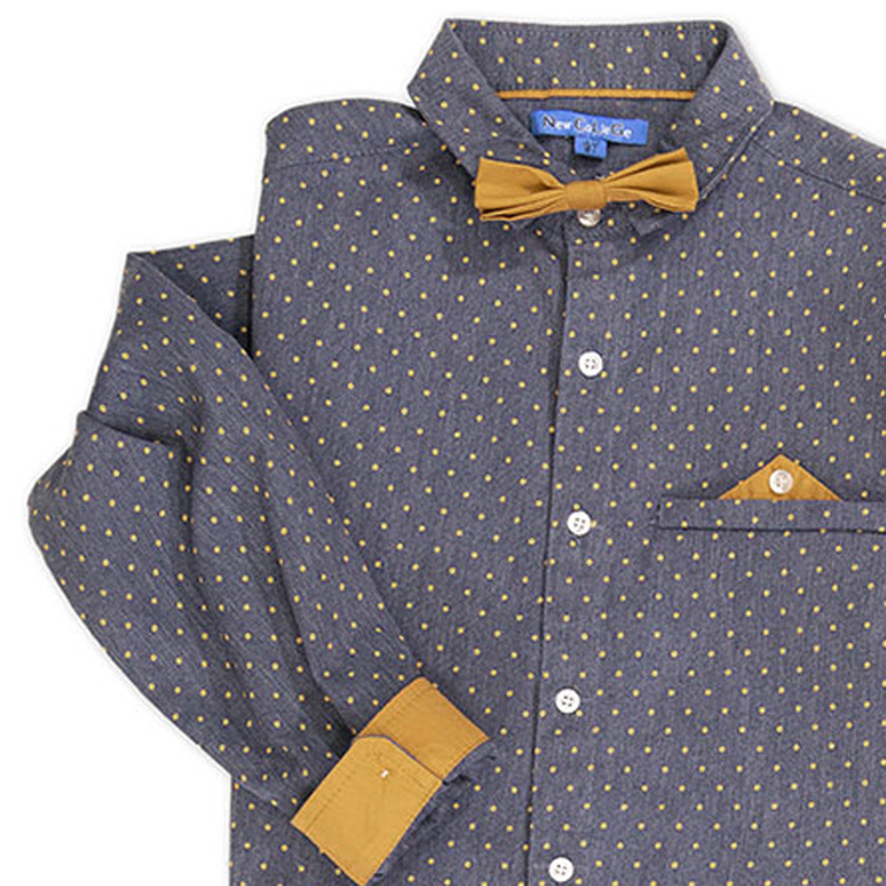 Παιδικό πουκάμισο NEW COLLEGE - 2