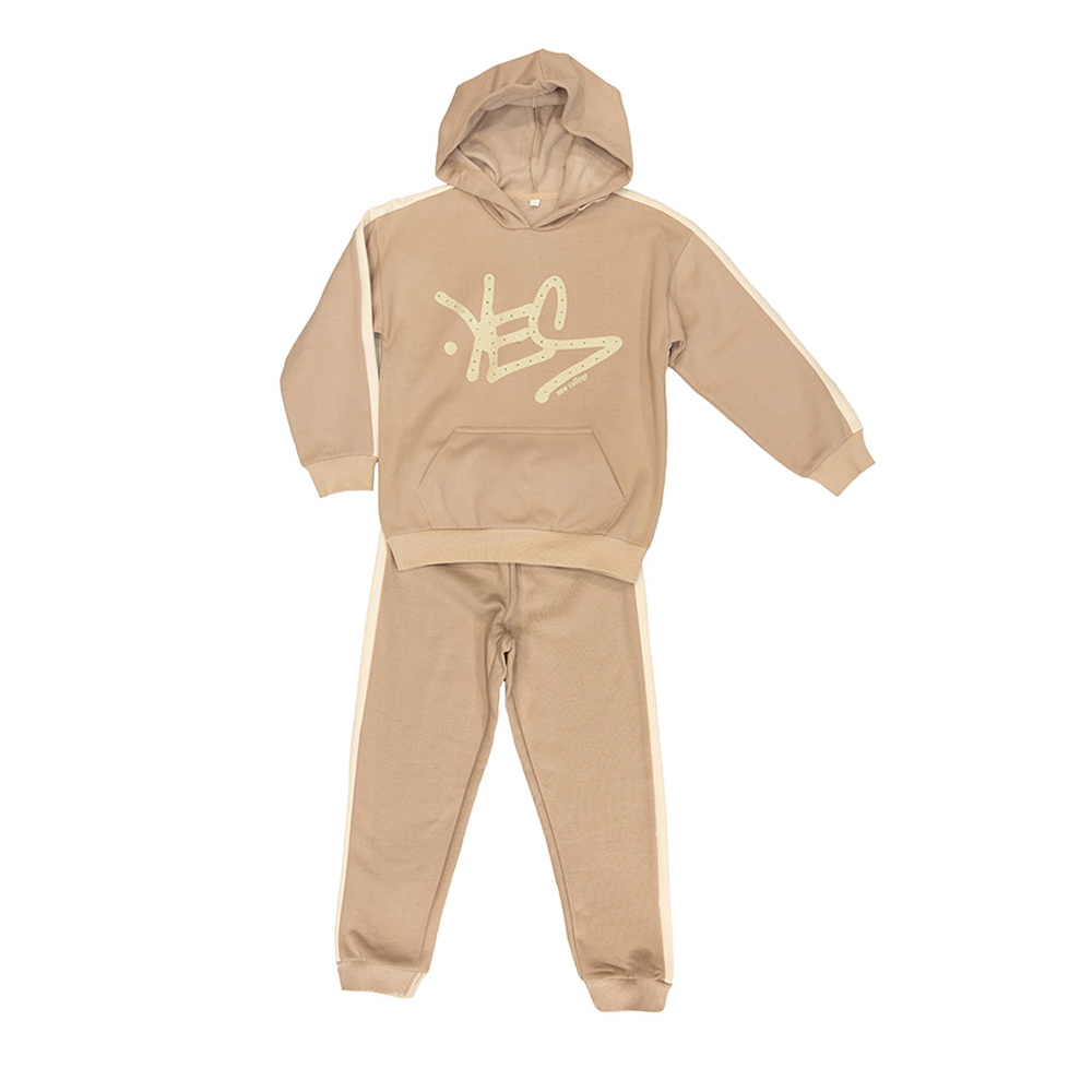 Σετ με φόρμα NEW COLLEGE κορίτσι - ΜΠΕΖ