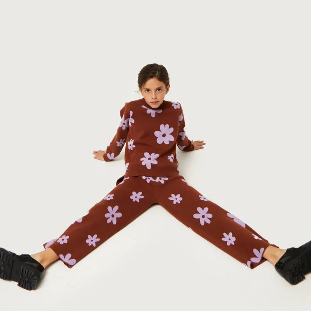 Παιδική πλεκτή παντελόνα COMPANIA FANTASTICA κορίτσι - 4