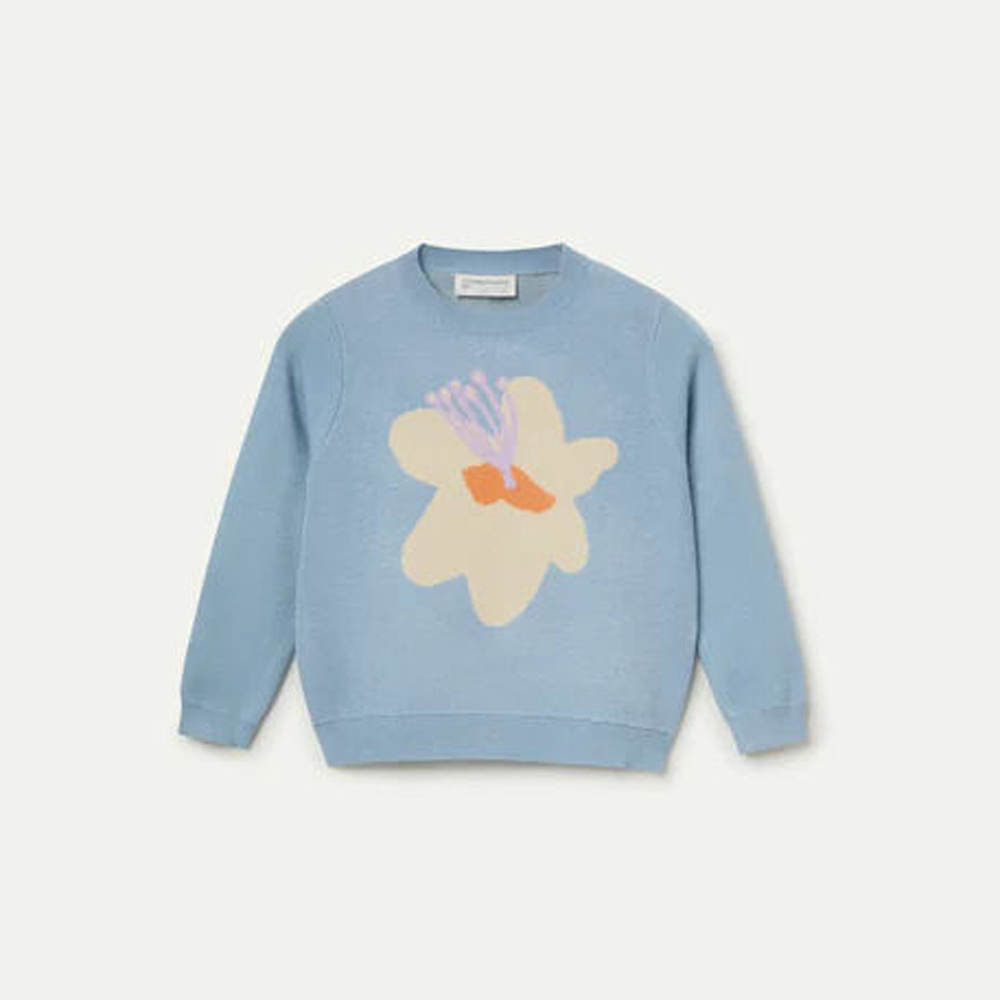 Παιδικό πλεκτό πουλόβερ COMPANIA FANTASTICA κορίτσι - ΓΑΛΑΖΙΟ