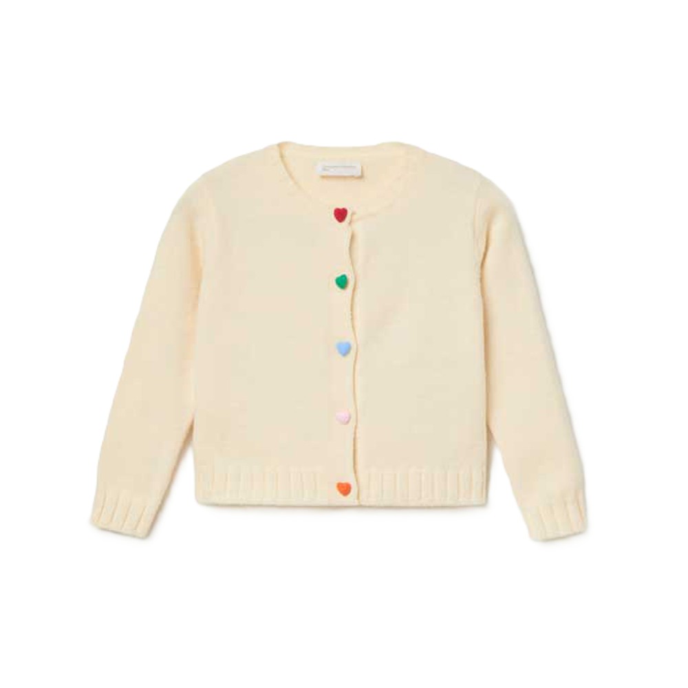 Παιδική πλεκτή ζακέτα COMPANIA FANTASTICA κορίτσι - ΕΚΡΟΥ