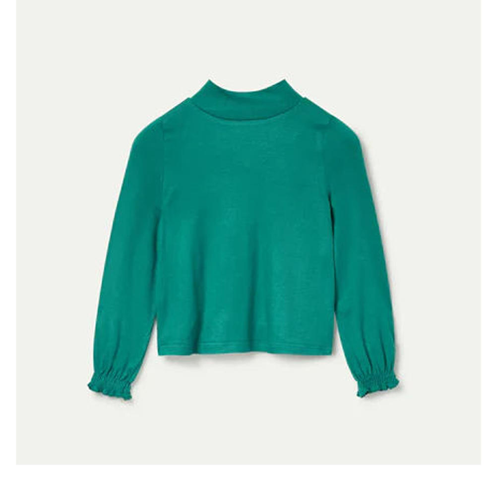 Παιδική πλεκτή μπλούζα COMPANIA FANTASTICA κορίτσι - ΠΡΑΣΙΝΟ