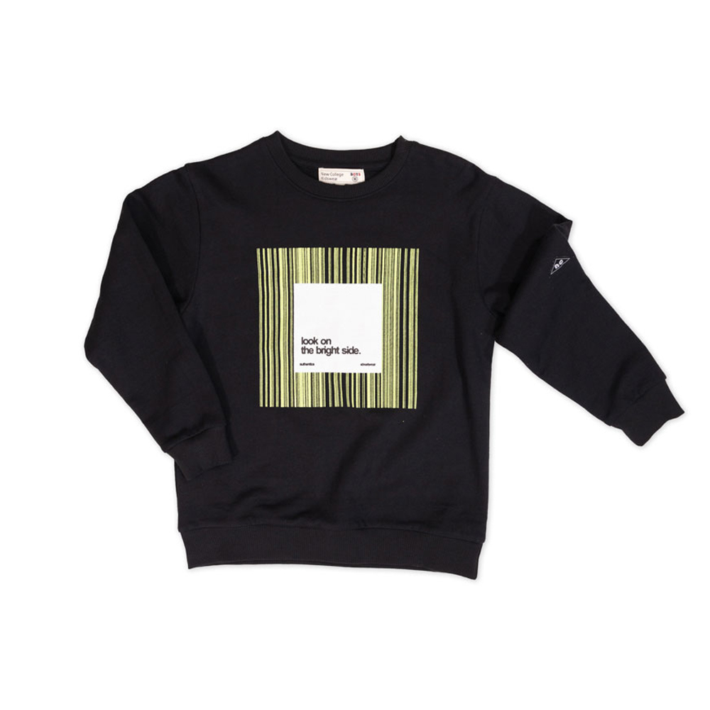 Μπλούζα NEW COLLEGE - ΜΑΥΡΟ