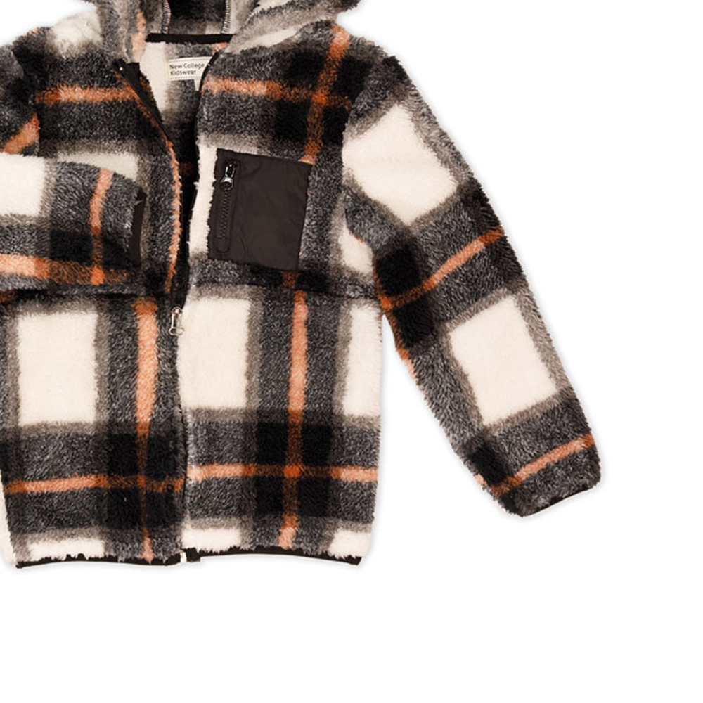 Παιδική ζακέτα φλις NEW COLLEGE αγόρι - 3