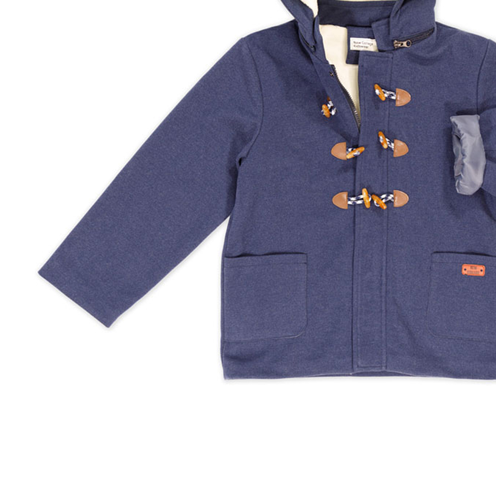 Παιδικό μοντγκόμερι παλτό NEW COLLEGE αγόρι - 3