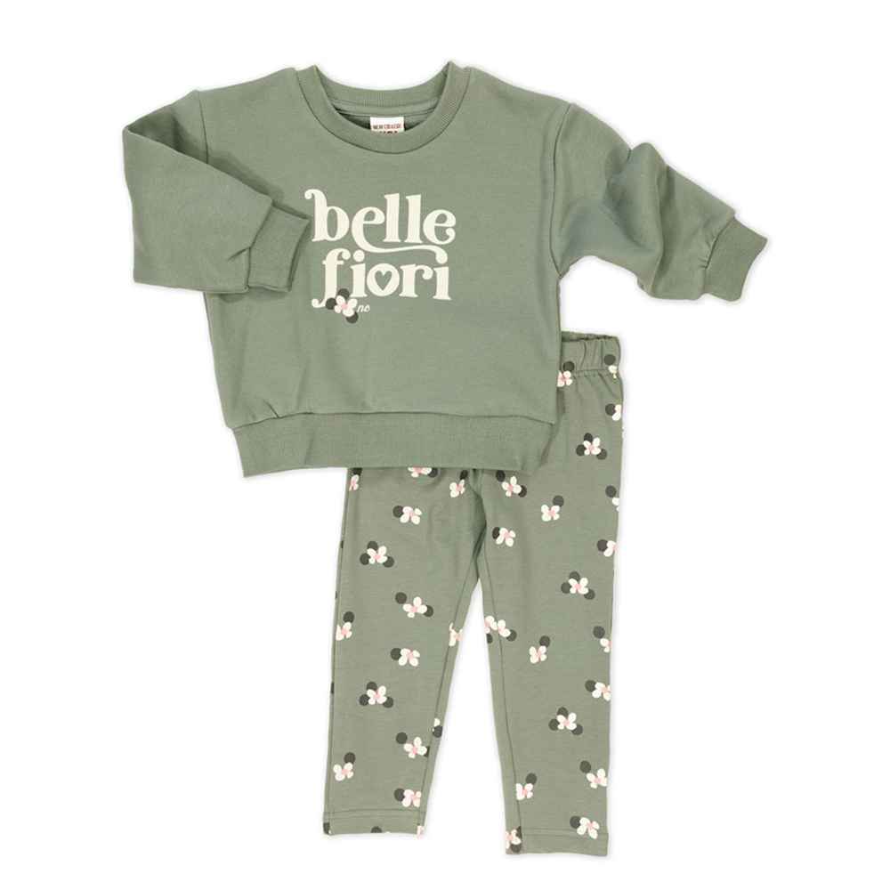 Παιδικό σετ με κολάν NEW COLLEGE κορίτσι - ΜΕΝΤΑ