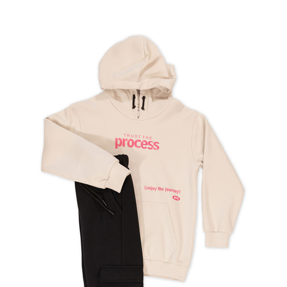 Παιδικό σετ με φόρμα NEW COLLEGE κορίτσι - 2