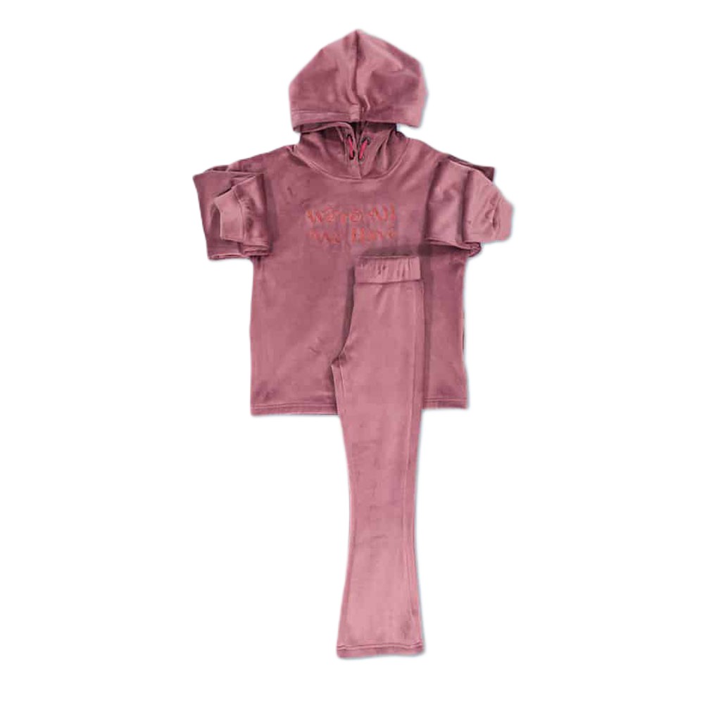 Παιδικό σετ με κολάν NEW COLLEGE κορίτσι - ΣΑΠΙΟ ΜΗΛΟ