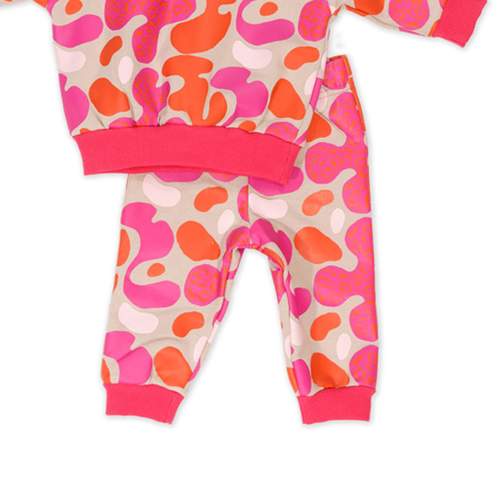 Βρεφικό σετ με φόρμα NEW COLLEGE κορίτσι - 3