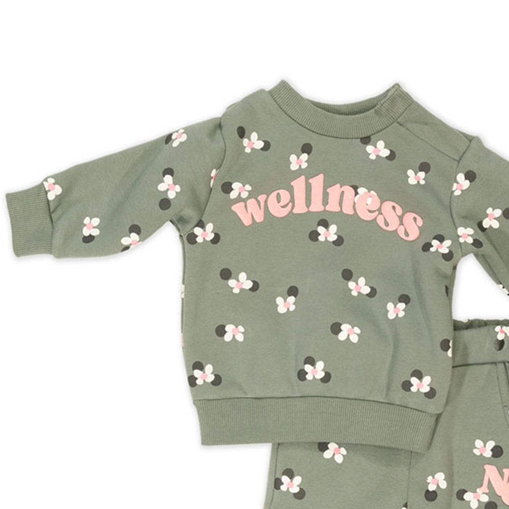 Βρεφικό σετ με φόρμα NEW COLLEGE κορίτσι - 2