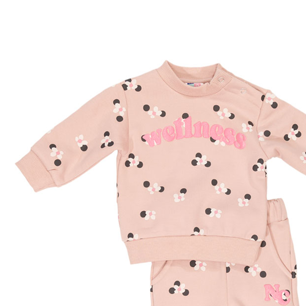 Βρεφικό σετ με φόρμα NEW COLLEGE κορίτσι - 2