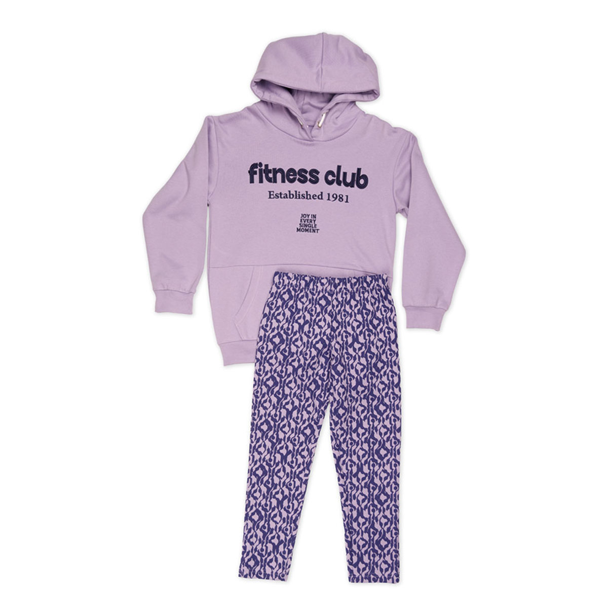 Παιδικό σετ με κολάν NEW COLLEGE κορίτσι - ΜΩΒ