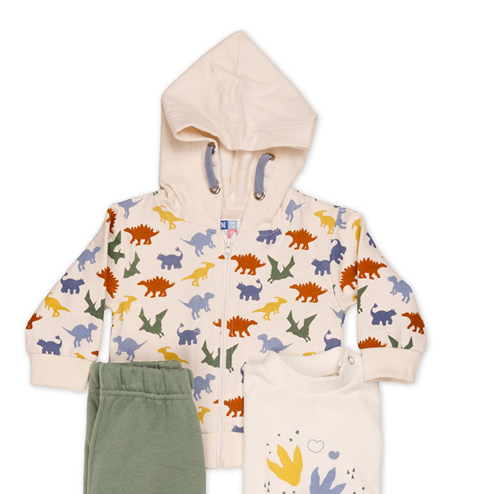 Βρεφικό σετ με φόρμα 3 τμχ NEW COLLEGE αγόρι - 2