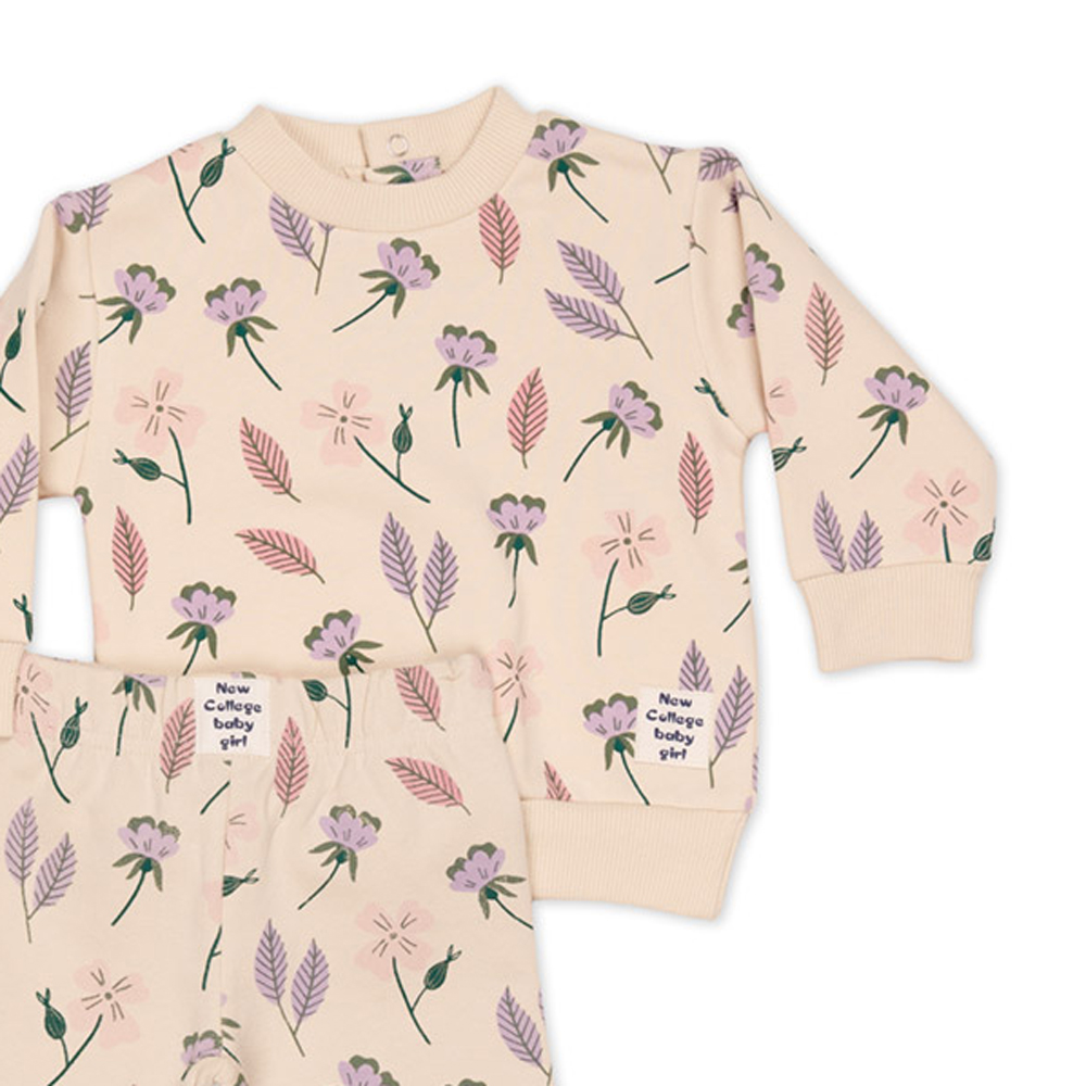 Βρεφικό σετ με κολάν NEW COLLEGE κορίτσι - 2