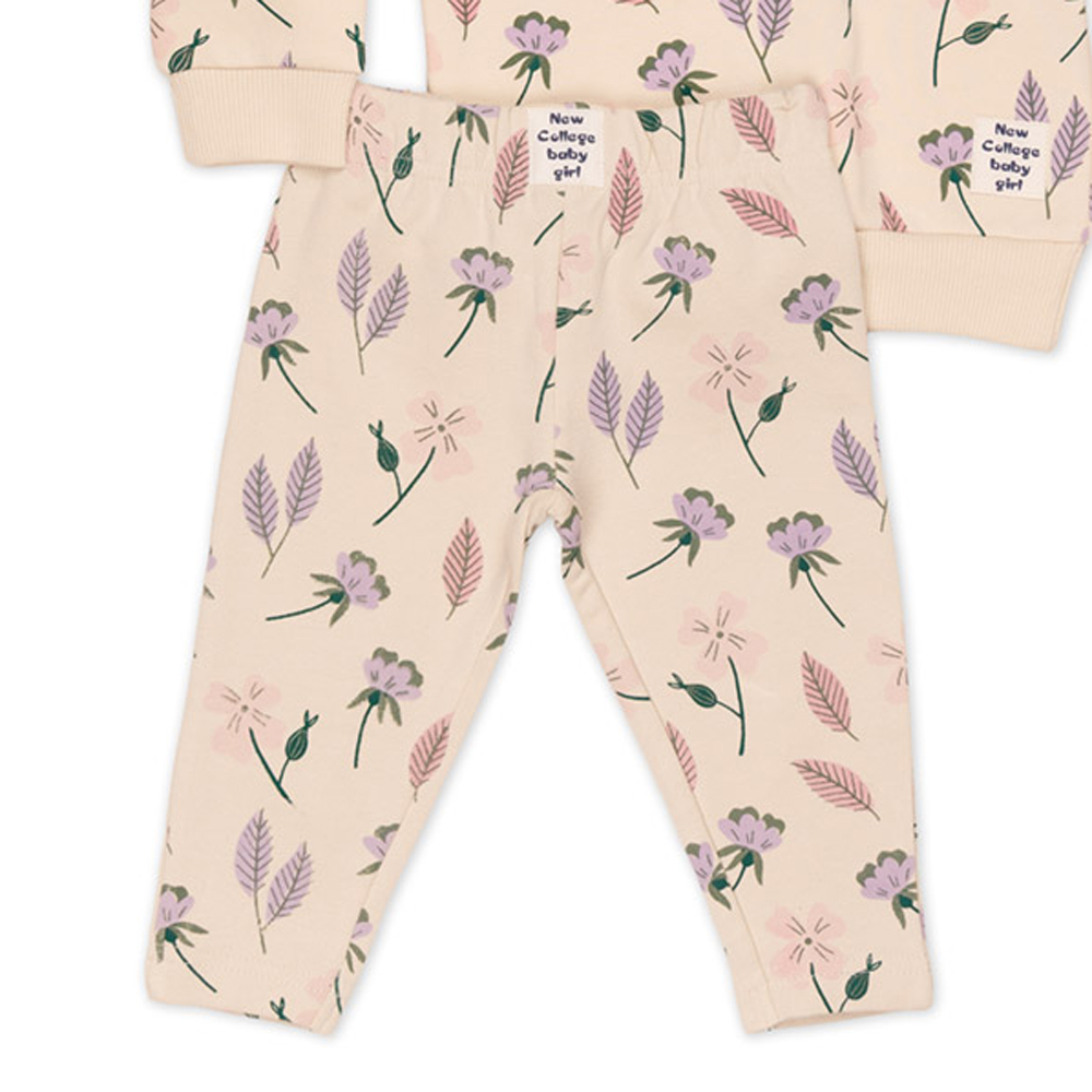 Βρεφικό σετ με κολάν NEW COLLEGE κορίτσι - 3