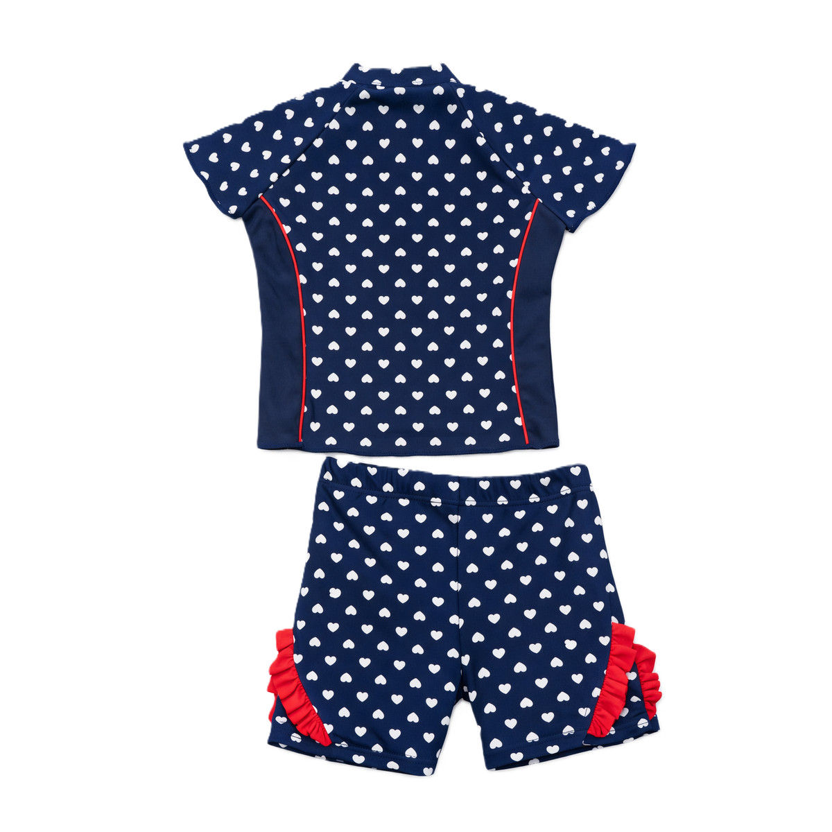 Βρεφικό σετ μαγιό με αντιηλιακή μπλούζα PLAYSHOES κορίτσι - 2