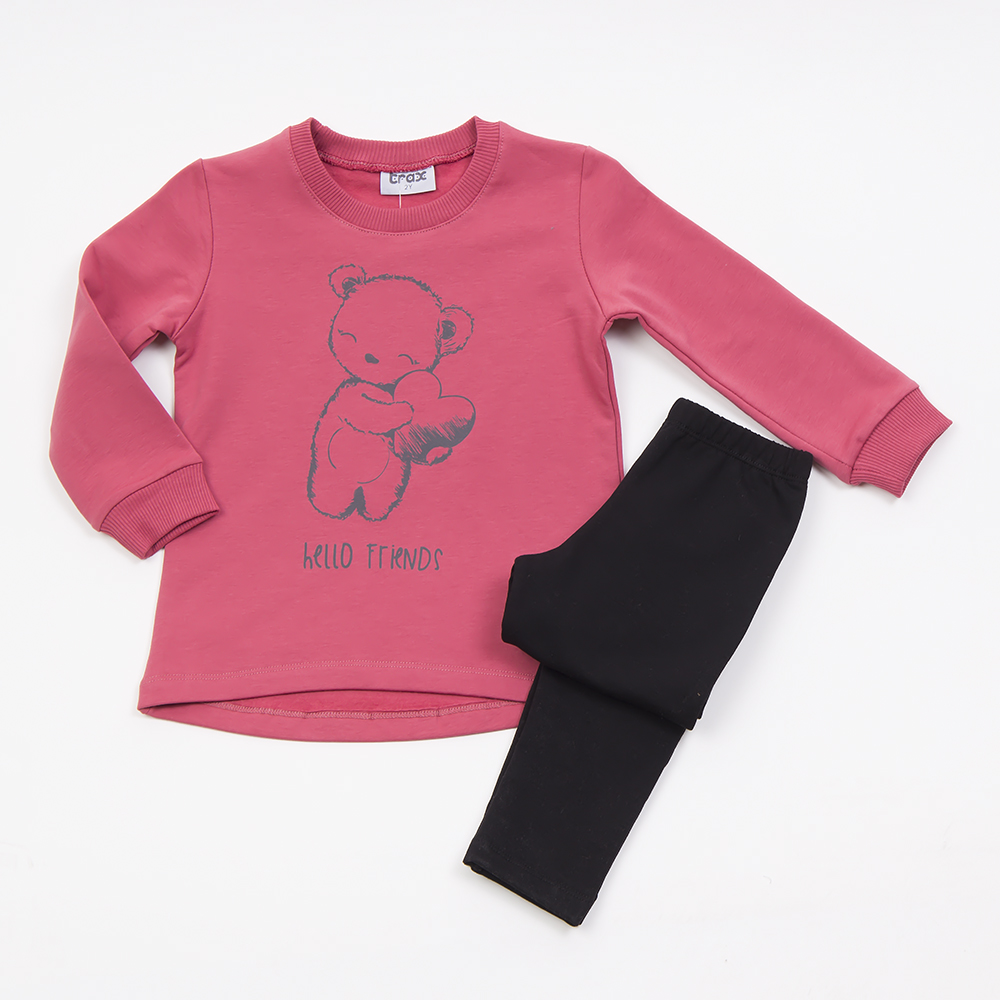 Παιδικό σετ με κολάν TRAX κορίτσι - 1