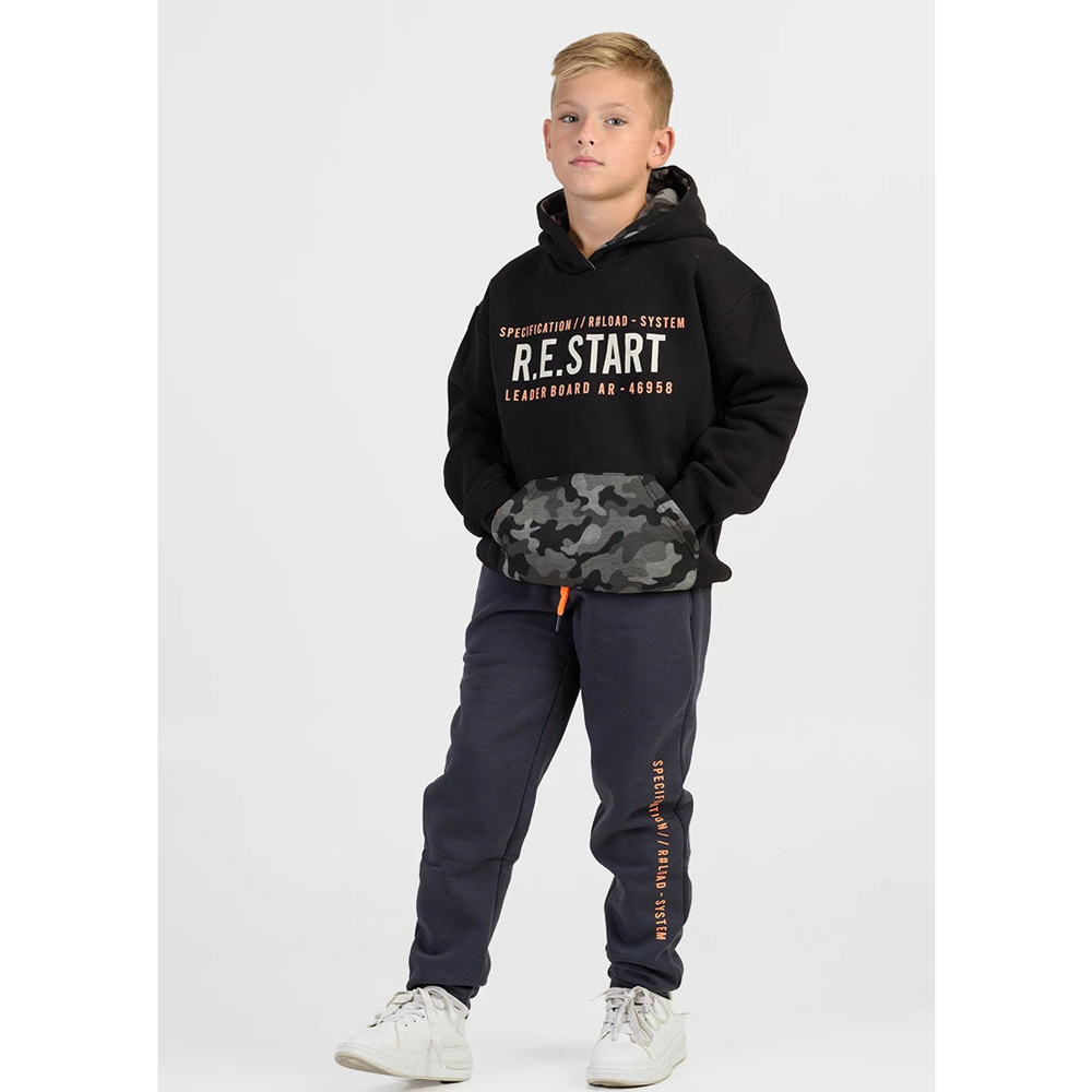 Παιδικό σετ με φόρμα TRAX αγόρι - ΜΑΥΡΟ