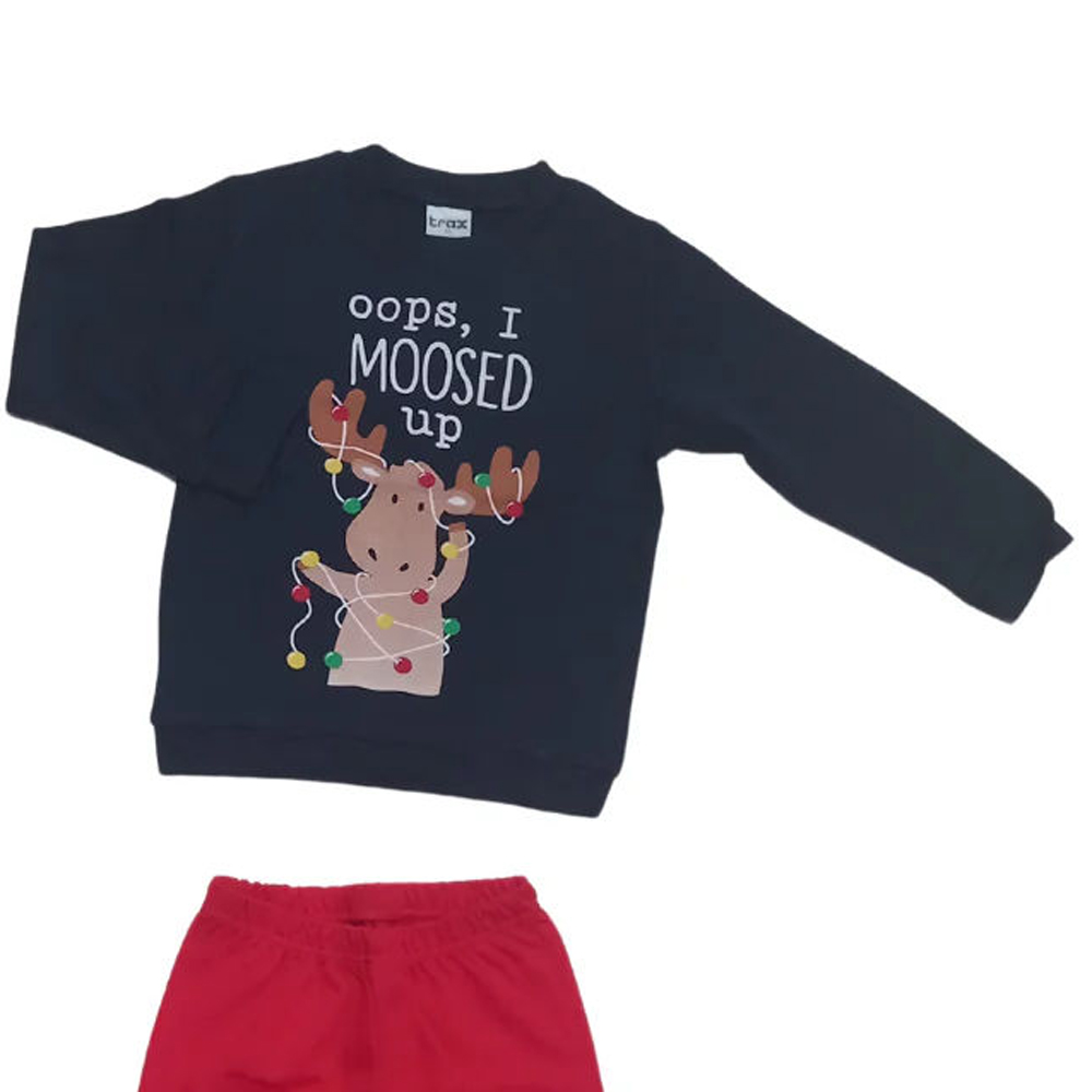 Παιδικές χριστουγεννιατικες πιτζάμες TRAX αγόρι - 2