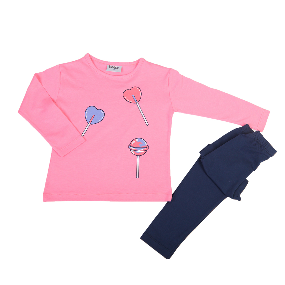 Παιδικό σετ με κολάν TRAX κορίτσι - 1
