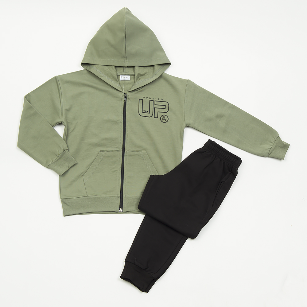 Παιδικό σετ με φόρμα εποχής TRAX αγόρι - ΧΑΚΙ