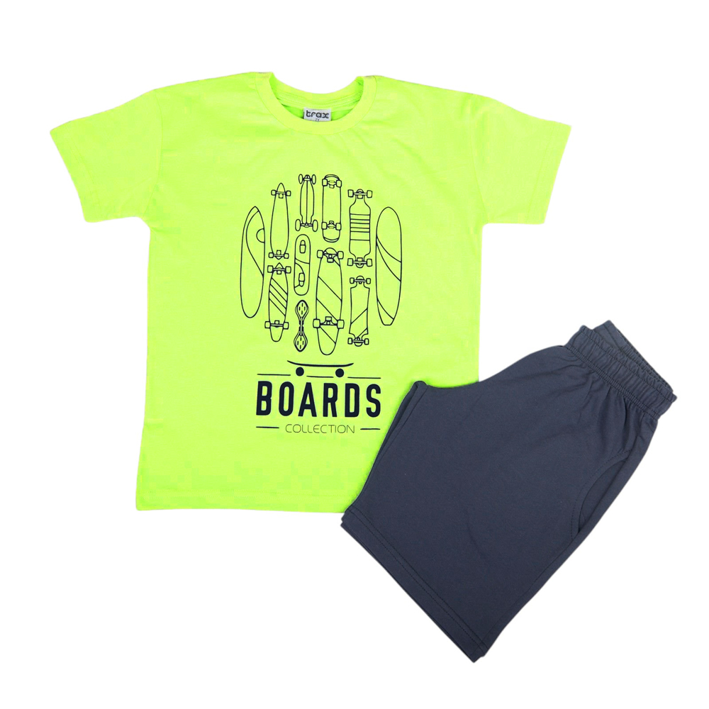Παιδικό σετ με βερμούδα TRAX αγόρι - ΛΑΙΜ